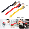 Gas Stove Cleaning Wire Brush Kitchen Tool Metal Fiber Brush – Set of 3 Brush