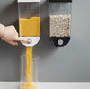 Wall Mounted Rice & Grain Storage Box | Kitchen Food Organizer Container